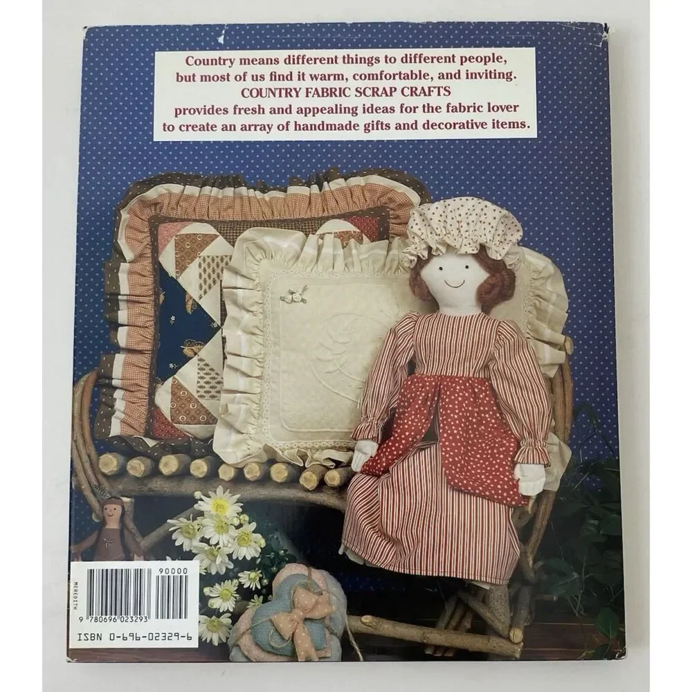 Country Fabric Scrap Crafts by Marti Michell (1989, Hardcover)